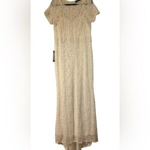 Ever Pretty Elegant Cream Lace Dress/ wedding